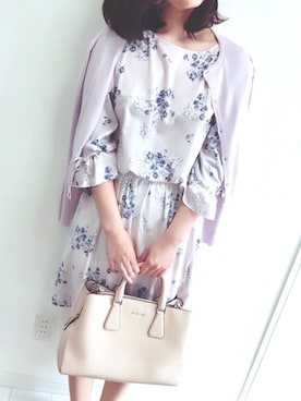 「tocco（トッコ）のアイテム（ワンピース/ドレス）」を使った、kaedeさん（レディース・164cm）の春コーディネート