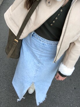 「H&M（エイチ・アンド・エム）のアイテム（その他アウター）」を使った、Rimさん（レディース・173cm）の春コーディネート