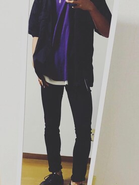 黒紫 のメンズ人気ファッションコーディネート Wear