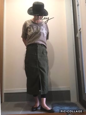 「H&M（エイチ・アンド・エム）のアイテム（バレエシューズ）」を使った、K.K.Mさん（レディース・163cm）の夏コーディネート