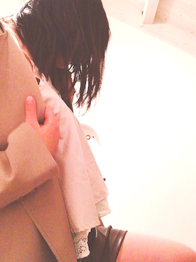 「Honeys（ハニーズ）のアイテム（ダウンジャケット/コート）」を使った、MIYUUさん（レディース・156cm）の冬コーディネート