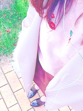 「Honeys（ハニーズ）のアイテム（ダウンジャケット/コート）」を使った、MIYUUさん（レディース・156cm）の冬コーディネート