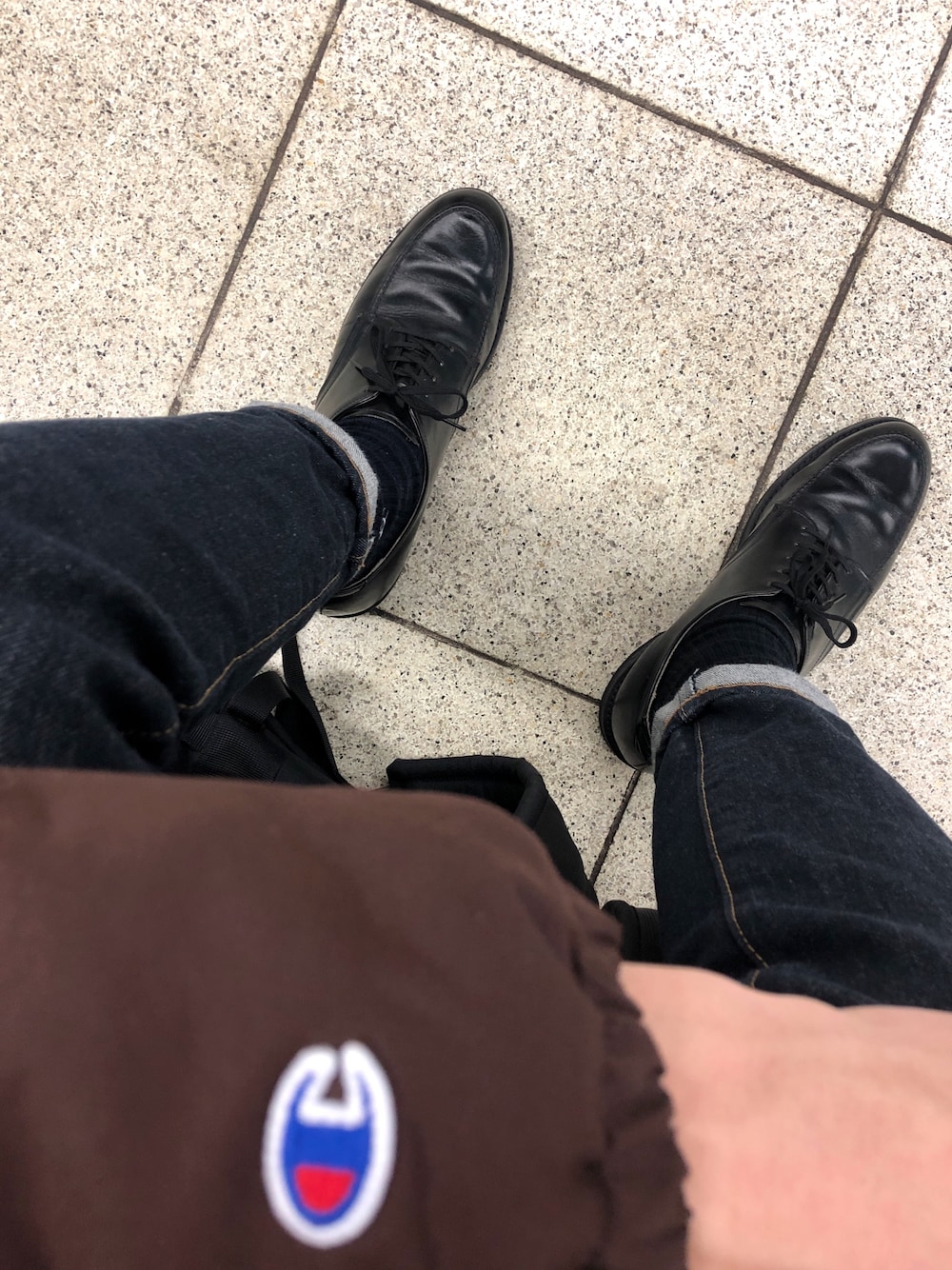 「冬コーデ、シンプル、大人カジュアル、RED WING、ヴィンテージ、デッドストック」｜「RED WINGのアイテム（ブーツ、ブラック系）」を使った、KOBさん（メンズ・179cm）の冬コーディネートの1枚目の写真
