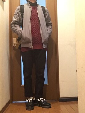 スニーカー太郎🎲さん（メンズ・170cm）の冬コーディネート