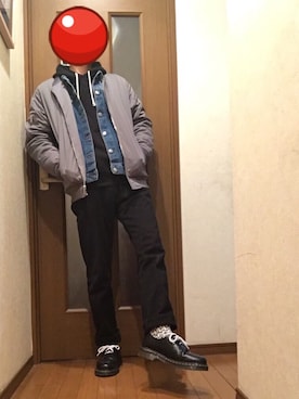 スニーカー太郎🎲さん（メンズ・170cm）の冬コーディネート