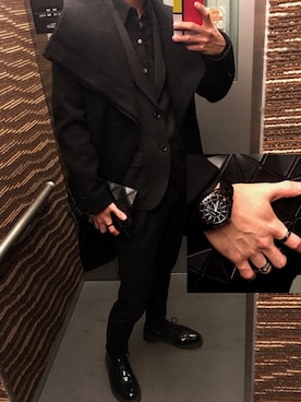 「Steven Alan（スティーブンアラン）のアイテム（アクセサリー）」を使った、りょせさん（メンズ・177cm）の冬コーディネート