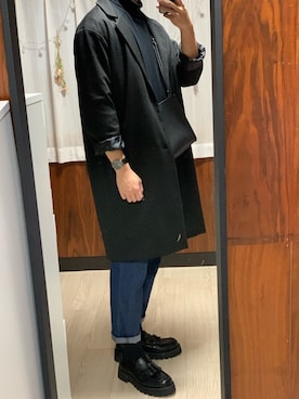 「Daniel Wellington」｜「アイテム（ジャケット/アウター）」を使った、seiyaさん（メンズ・172cm）の冬コーディネート