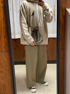 「Right-on（ライトオン）のアイテム（パーカー）」を使った、seiyaさん（メンズ・172cm）の冬コーディネート