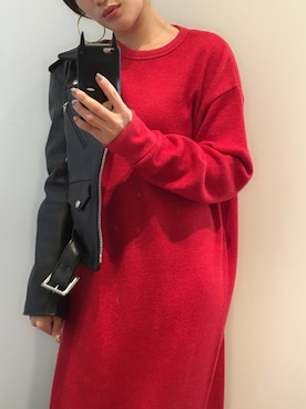 「BED&BREAKFAST（ベットアンドブレックファスト）のアイテム」を使った、GREED FUK HIROKOさん（レディース・154cm）の秋コーディネート