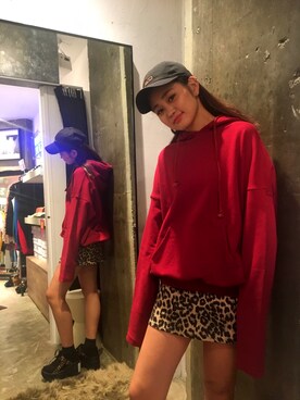 「FIG&VIPER（フィグアンドバイパー）のアイテム（帽子）」を使った、FIG&VIPER_YUさん（レディース・163cm）の秋コーディネート