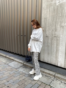 「FIG&VIPER（フィグアンドバイパー）のアイテム（スニーカー）」を使った、FIG&VIPER_YUさん（レディース・163cm）の春コーディネート