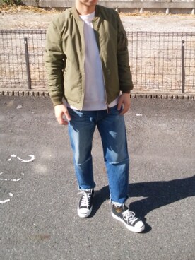 てったさん（メンズ・171cm）の冬コーディネート