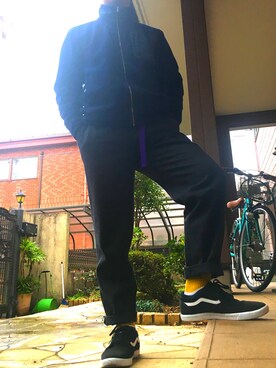 「アイテム（ブルゾン）」を使った、けけさん（メンズ・170cm・10代）の冬コーディネート