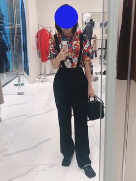 「MARTINE ROSE（マーティンローズ）のアイテム（モカシン/デッキシューズ）」を使った、Madisonset100さん（レディース・164cm）の秋コーディネート