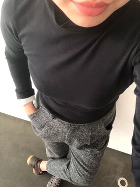 「Guess（ゲス）のアイテム（アナログ腕時計）」を使った、kymyさん（レディース・163cm）の春コーディネート