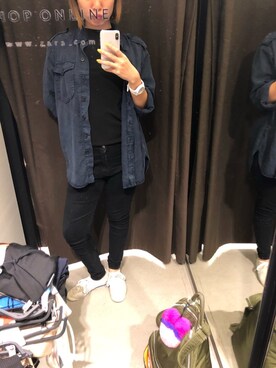 「Guess（ゲス）のアイテム（アナログ腕時計）」を使った、kymyさん（レディース・163cm）の夏コーディネート