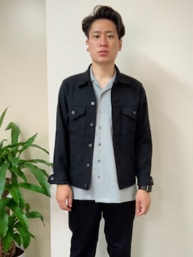 「BEAMS（ビームス）のアイテム（デニムジャケット）」を使った、kanessanさん（メンズ・173cm）の春コーディネート