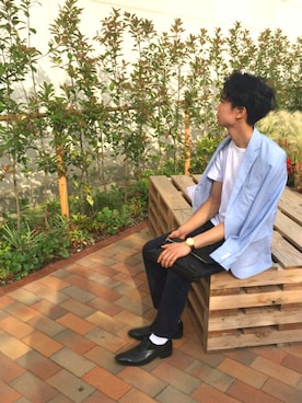 「JACOB JENSEN（ヤコブイェンセン）のアイテム」を使った、 astさん（メンズ・170cm）の春コーディネート