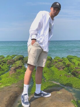 「GIORGIO ARMANI」｜許哲睿さん（メンズ・182cm）の春コーディネート