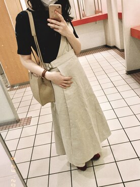 「cepo（セポ）のアイテム（オールインワン・サロペット）」を使った、Ami:)さん（レディース・157cm）の夏コーディネート