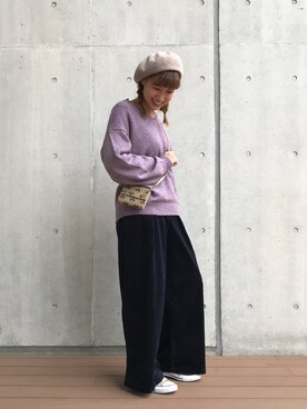 「スタッフコーデ」｜「アイテム（財布/小物）」を使った、studio CLIP ららぽーと柏の葉店さん（レディース・160cm）の秋コーディネート