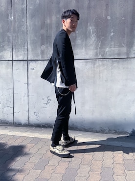 「sulvam」｜「アイテム（その他）」を使った、Atsuya Ideiさん（メンズ・175cm）の春コーディネート