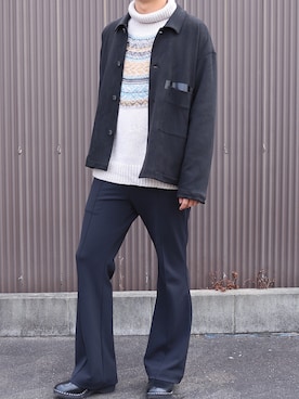 「トロエントープ」｜MCIさん（メンズ・165cm）の冬コーディネート