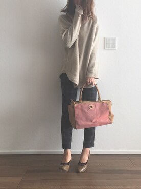 「elegance卑弥呼（エレガンスヒミコ）のアイテム」を使った、midori0326さん（レディース・156cm）の冬コーディネート