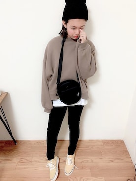 「select MOCA（セレクトモカ）のアイテム」を使った、aiaiさん（キッズ・154cm）の秋コーディネート