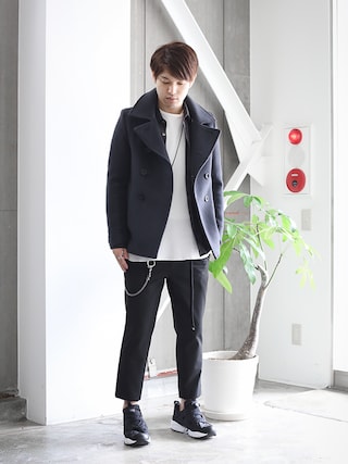 LOUNGE LIZARDのピーコートを使った人気ファッションコーディネート - WEAR