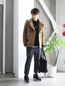 LOUNGE LIZARDのピーコートを使った人気ファッションコーディネート - WEAR LOUNGE LIZARDのピーコートを使った人気ファッションコーディネート - WEAR
