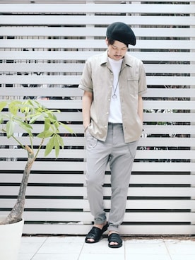 SHU KAWASAKIさん（メンズ・170cm）の春コーディネート