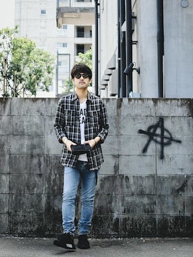 SHU KAWASAKIさん（メンズ・170cm）の夏コーディネート