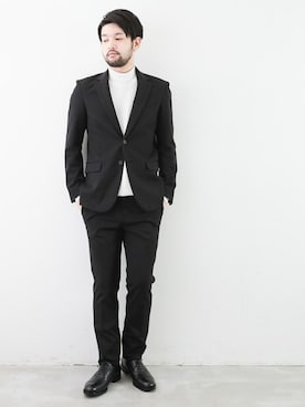 「MAIN ATTRACTION（メインアトラクション）のアイテム」を使った、SHU KAWASAKIさん（メンズ・168cm）の秋コーディネート