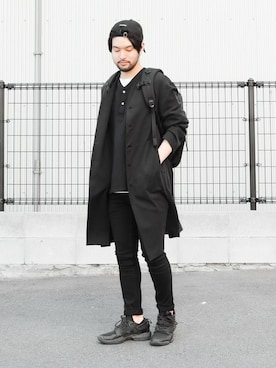 「MAIN ATTRACTION（メインアトラクション）のアイテム」を使った、SHU KAWASAKIさん（メンズ・170cm）の春コーディネート