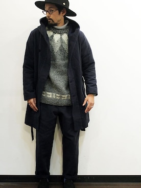 「 ハット」｜twothings&thinkさん（メンズ・168cm）の冬コーディネート