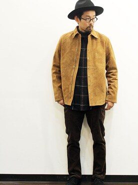 「 ハット」｜twothings&thinkさん（メンズ・168cm）の冬コーディネート