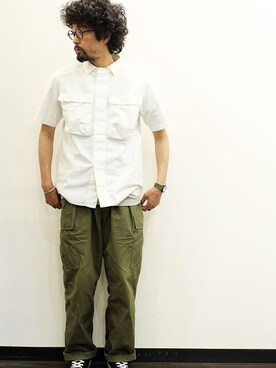 「LOLO（ロロ）のアイテム」を使った、twothings&thinkさん（メンズ・168cm）の春コーディネート