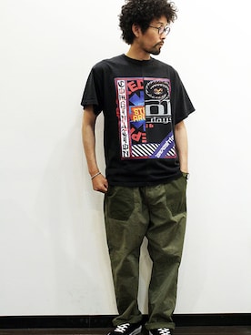 「ink（インク）のアイテム（オールインワン・サロペット）」を使った、twothings&thinkさん（メンズ・168cm）の夏コーディネート