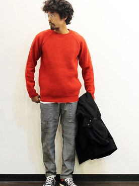 「LOLO（ロロ）のアイテム（ジャケット/アウター）」を使った、twothings&thinkさん（メンズ・168cm）の秋コーディネート
