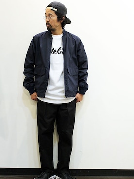 「POTEN（ポテン）のアイテム」を使った、twothings&thinkさん（メンズ・168cm）の春コーディネート