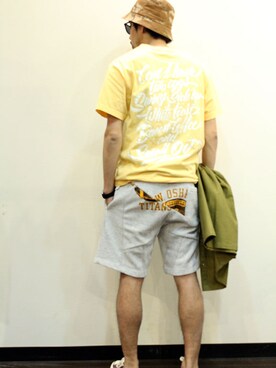 「ink（インク）のアイテム」を使った、twothings&thinkさん（メンズ・168cm）の夏コーディネート