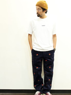 「スケートスタイル」｜「アイテム（ニットキャップ/ビーニー）」を使った、twothings&thinkさん（メンズ・168cm）の夏コーディネート