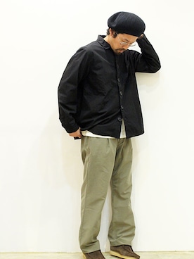 「LOLO（ロロ）のアイテム」を使った、twothings&thinkさん（メンズ・168cm）の春コーディネート