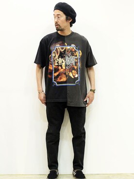 「ink（インク）のアイテム（パンツ）」を使った、twothings&thinkさん（メンズ・168cm）の春コーディネート