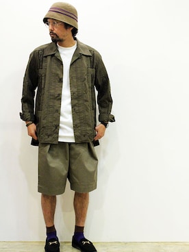 「ink（インク）のアイテム」を使った、twothings&thinkさん（メンズ・168cm）の夏コーディネート