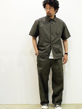 「LOLO（ロロ）のアイテム（パンツ）」を使った、twothings&thinkさん（メンズ・168cm）の夏コーディネート
