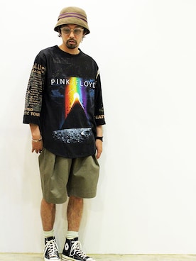 「ink（インク）のアイテム」を使った、twothings&thinkさん（メンズ・168cm）の夏コーディネート