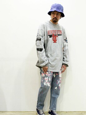 「INFIELDER DESIGN（インフィールダーデザイン）のアイテム」を使った、twothings&thinkさん（メンズ・168cm）の春コーディネート