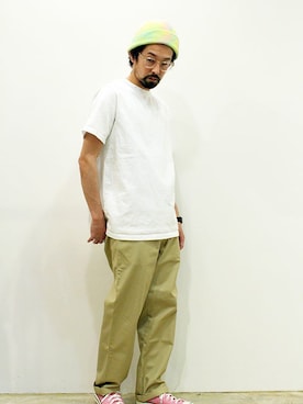 「INFIELDER DESIGN（インフィールダーデザイン）のアイテム」を使った、twothings&thinkさん（メンズ・168cm）の春コーディネート